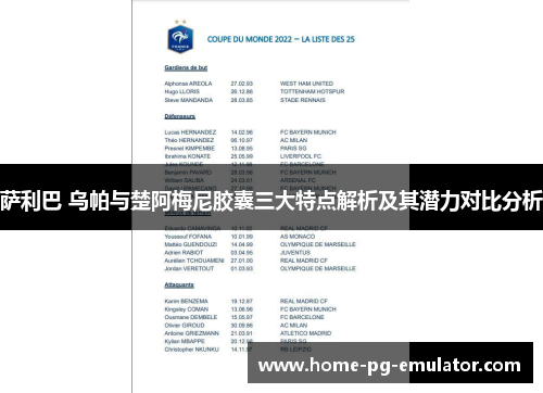 萨利巴 乌帕与楚阿梅尼胶囊三大特点解析及其潜力对比分析