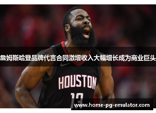 詹姆斯哈登品牌代言合同激增收入大幅增长成为商业巨头