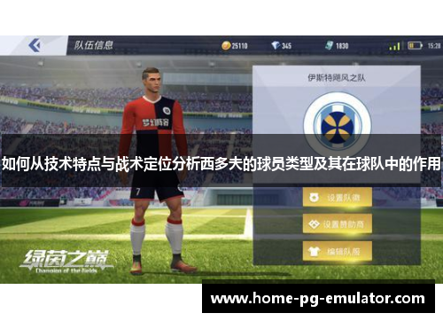如何从技术特点与战术定位分析西多夫的球员类型及其在球队中的作用